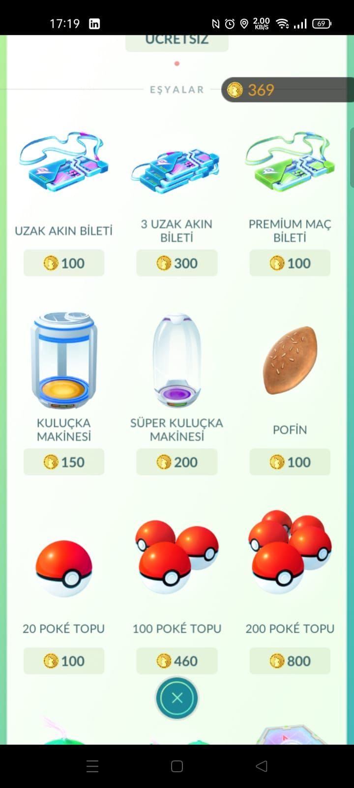 Pokemon Go Shop